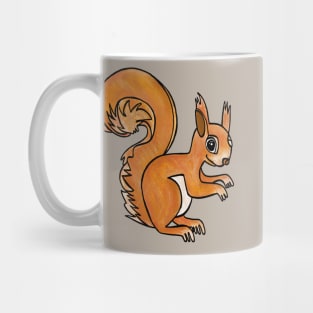 Cute red squirrel Mug